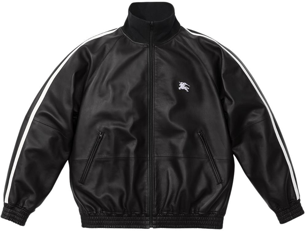 *Burberry exclusive* Supreme®/Burberry® Leather Track Jacket view 4